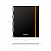 Тетрадь А5+ 80 л. кл. пластиковая обложка на спирали ErichKrause® Accent, ассорти