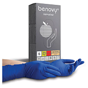 Перчатки латексные р-р S High Risk 25 пар (50 шт.), синие