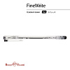 Ручка гелевая 0,4 мм "FineWrite" ЧЕРНЫЙ 