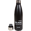 Бутылка-термос "deVENTE. Black Style" матовая черная, 500 мл, 26,3x7,6x7,6 см, 8-12 часов, нержавеющая сталь, с герметичной крышкой-пробкой, 