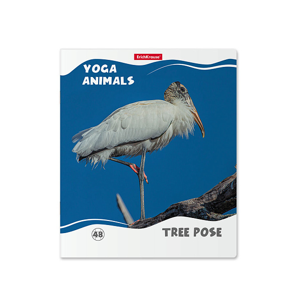 Тетрадь 48 л. кл. "Yoga Style" матовая ламинация ErichKrause _MIX-PACK