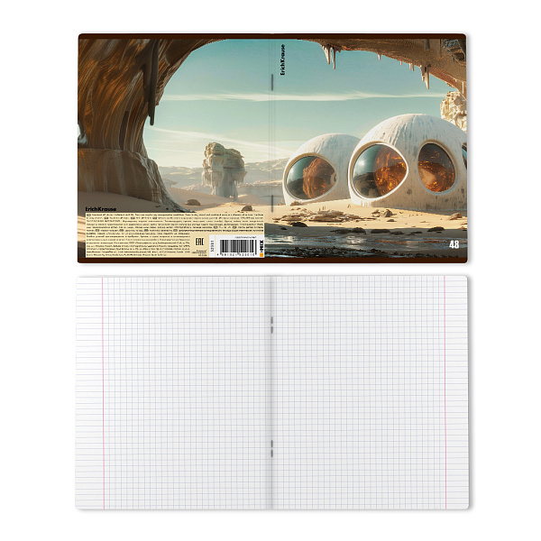 Тетрадь 48 л. кл. "Dune" матовая ламинация, ErichKrause _MIX-PACK