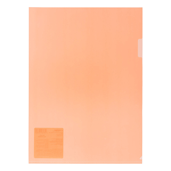 Папка - уголок A4 "Expert Complete" Trend NEON 180 мкм волокно оранжевый