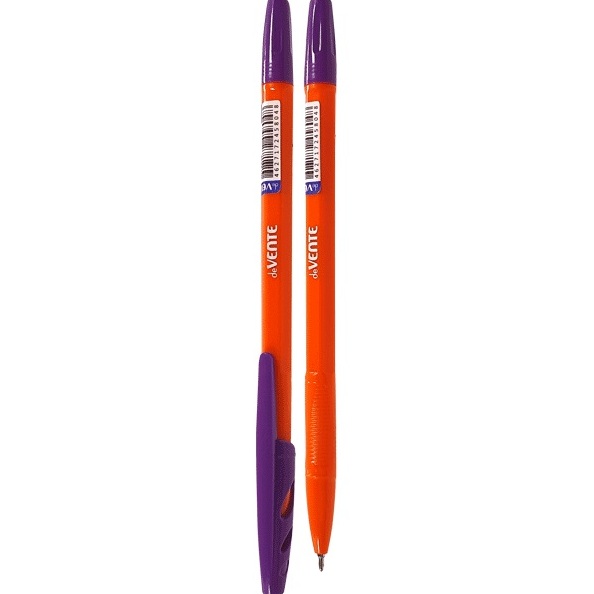 Ручка шариковая 0,7 мм "deVENTE. Neon Rave" ультра гладкое письмо, чернила на масляной основе, синяя