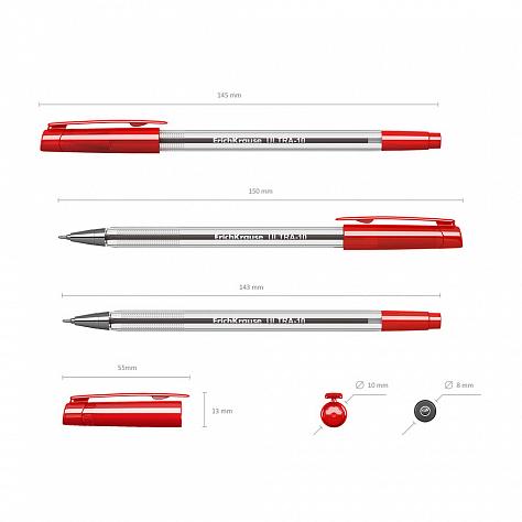 Ручка шариковая ErichKrause ULTRA L-10 красная