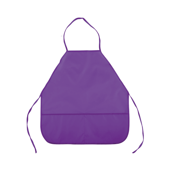 Накидка для труда 45*54 (M) 3 кармана "deVENTE" фиолетовый, водоотталк.ткань