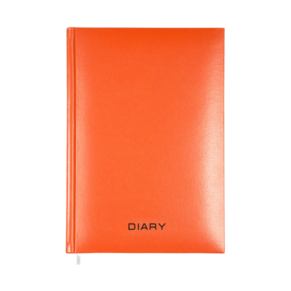 Ежедневник недат А5 "Attomex. Even" (145 ммx205 мм) 320 стр, оранжевый, белая бумага 70 г/м