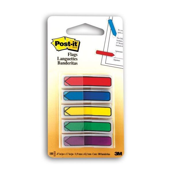 Закладки-стрелки Post It Index 5 цвета по 20 шт