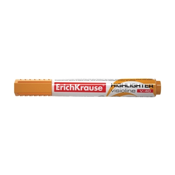 Маркер-текстовыделитель ErichKrause® Visioline V-40 оранжевый (0,6-5,2 мм)