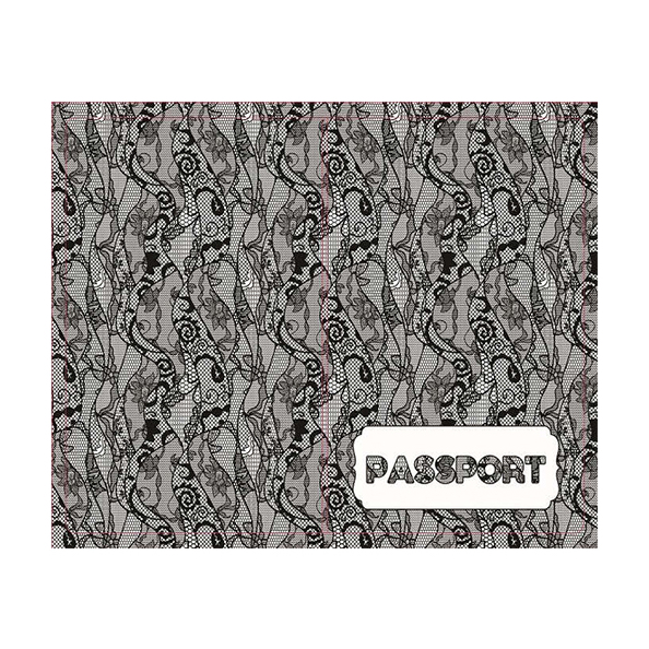 Обложка д/паспорта "Гипюр" ПВХ