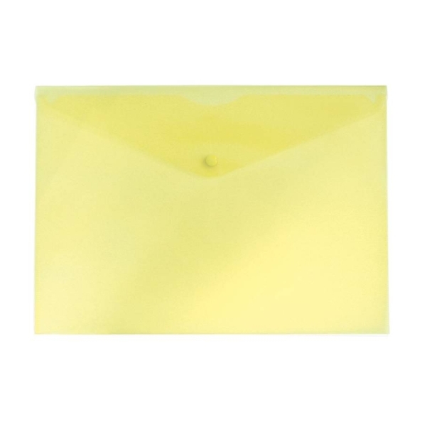 Папка-конверт на кн. А4 желтая,толщина 0,18 мм