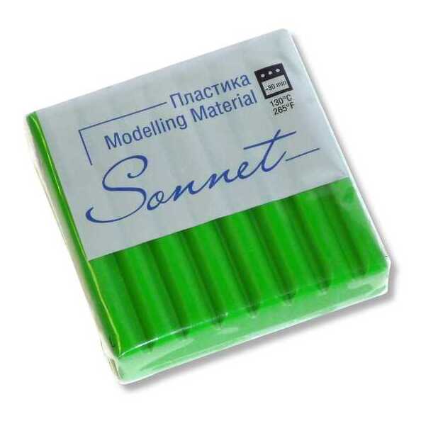 Пластика Sonnet брус 56 гр. травяной зеленый