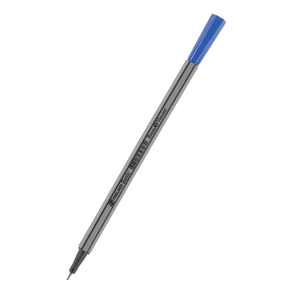Ручка капиллярная 0,4 мм BASIC, СИНЯЯ (файнлайнер) 