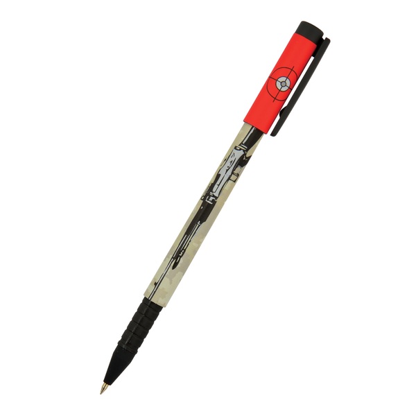 Ручка шариковая 0,5 мм "FunWrite. Винтовка" СИНЯЯ