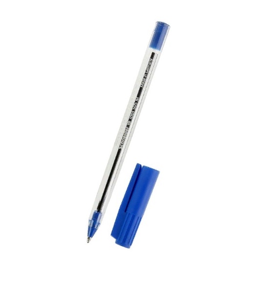 Ручка шариковая 1,0 мм Schneider "Tops 505 M" синяя, прозрачный корпус 