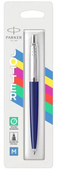 Ручка шариковая "Parker Jotter Originals Navy Blue" линия письма средняя, цвет синий
