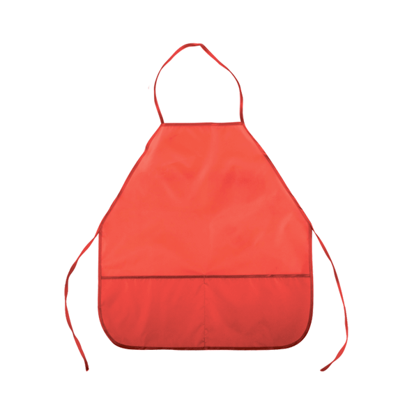 Накидка для труда 39*49 (S) 2 кармана "deVENTE" красный, водоотталкивающая ткань