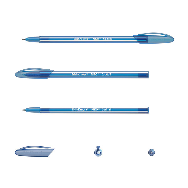 Ручка шариковая 0,6 мм ErichKrause® COCKTAIL, корпус ассорти