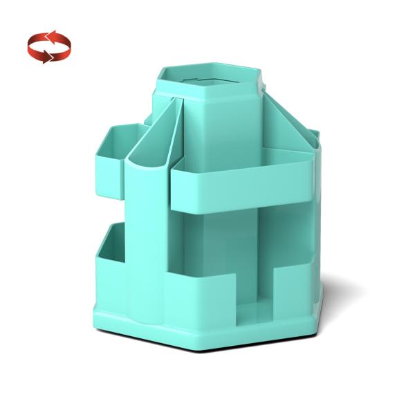 Подставка настольная вращающаяся пластиковая ErichKrause® Office, Pastel Mint, мятный