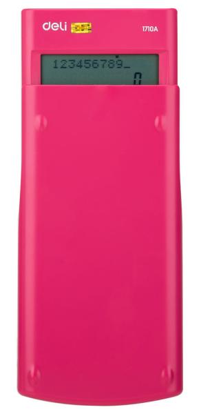 Калькулятор научный Deli E1710A/RED красный 10+2-разр.
