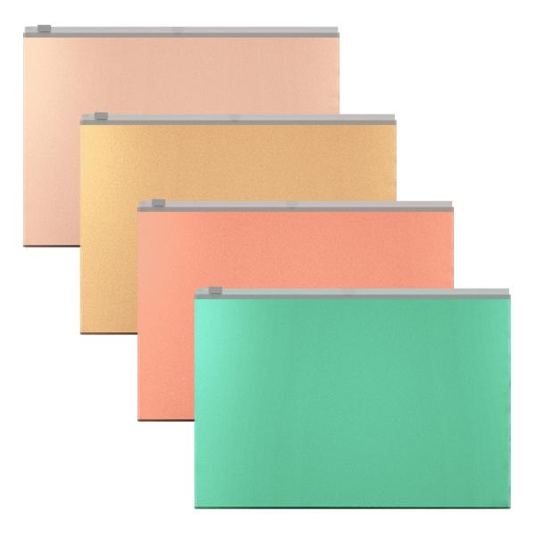 Папка на молнии В5 Zip-пакет ErichKrause® Matt Powder, ассорти 