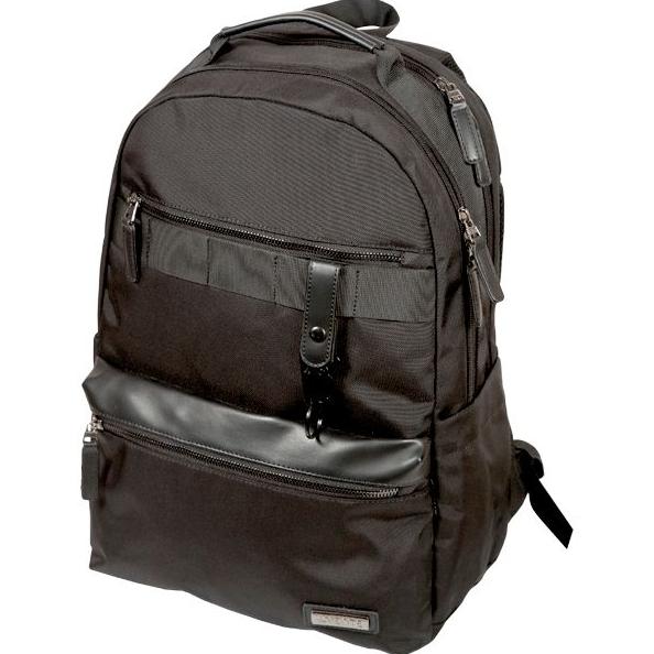 Рюкзак подростковый "deVENTE. Business" 44x32x19 см, черный,текстильный, эргономичная вентилируемая 