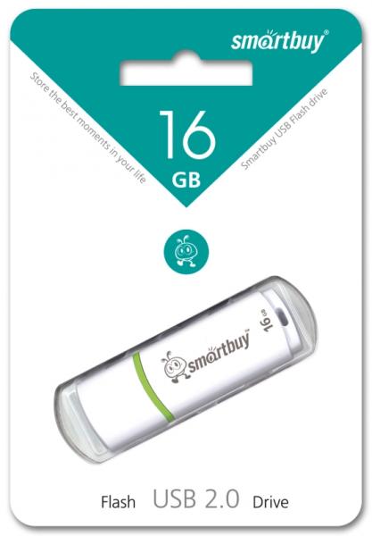 USB Флэш-драйв 16ГБ Smart Buy Crown бел.