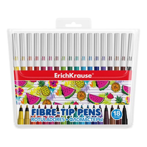 Фломастеры 18 цв. Erichkrause Washable 