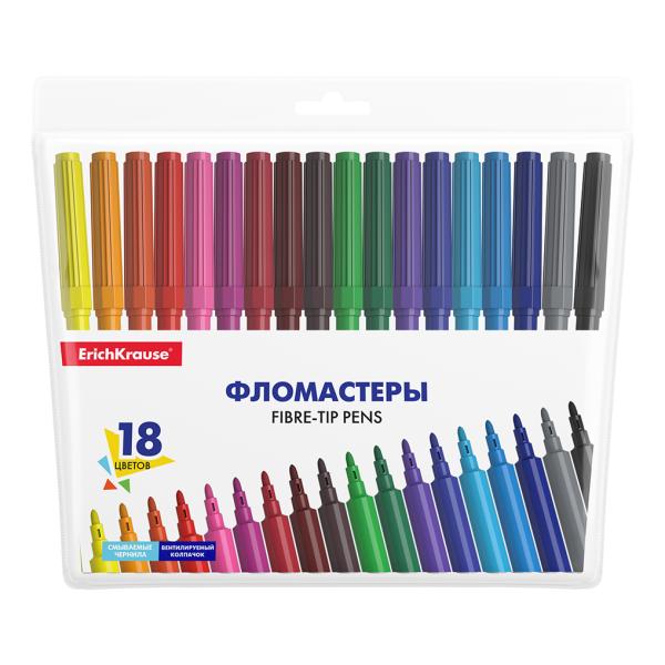 Фломастеры 18 цв. ErichKrause® Basic 
