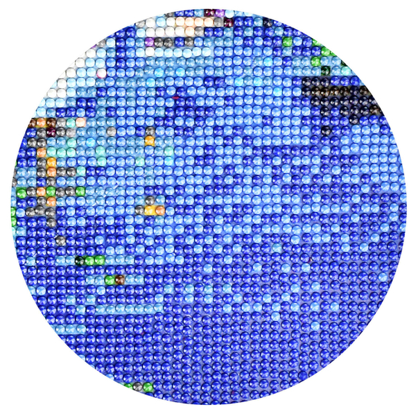 Алмазная мозаика 40*50 "ОСЕННИЙ БУКЕТ" (24 цветов страз, холст на подрамнике с напечатенной карти
