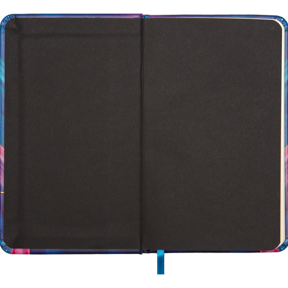 Ежедневник недат А5 "deVENTE. Galaxy" (145 ммx205 мм) 320 стр, сине-розовый дизайн, крем.бумага