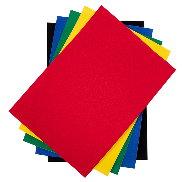 "Лео"   "Играй"   Цветная бумага бархатная    A4   21 х  29.7 см  5 л.  5 цв.
