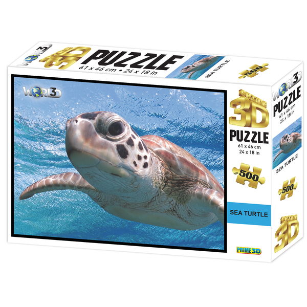 Пазл 3D "Морская черепаха»", 500 детал., 6+