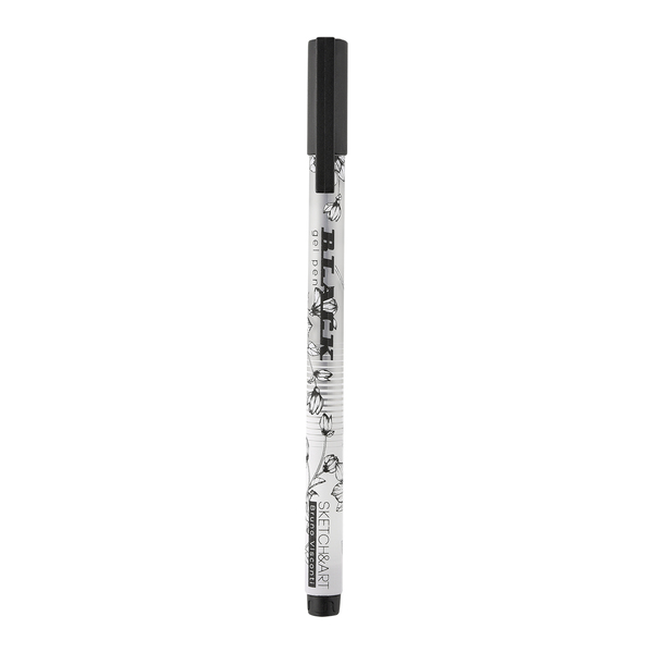 Ручка гелевая 0,38 мм Sketch&Art "UniWrite.BLACK" Чёрная