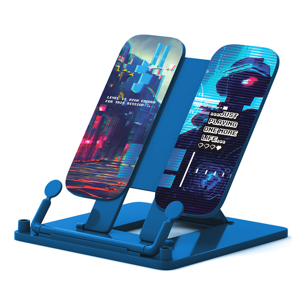 Подставка для книг пластиковая ErichKrause Cyber Game, синий