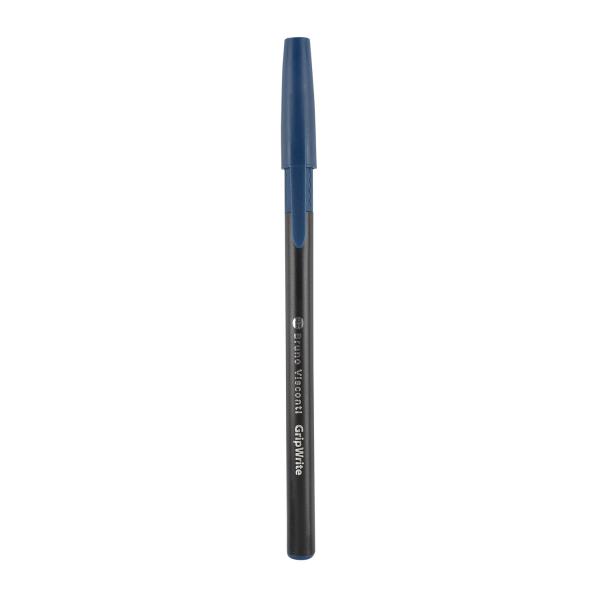 Ручка шариковая 0,7 мм "GripWrite Black" СИНЯЯ