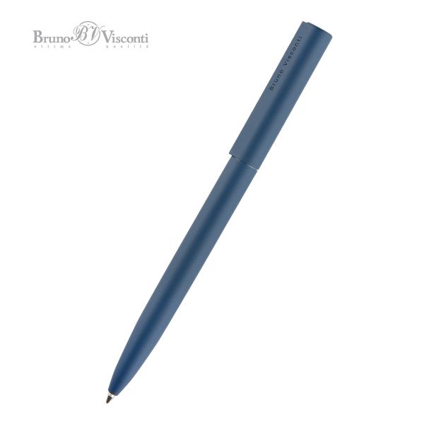 Ручка "TORINO" шарик. автомат.1.0 ММ, СИНЯЯ (корпус металл. синий)