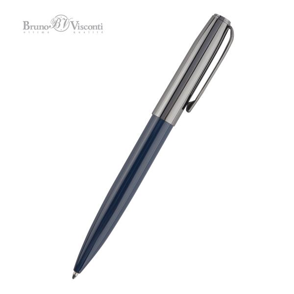 Ручка "NAPOLI" шарик. автомат.1.0 ММ, СИНЯЯ (корпус метал.синий вороенная сталь)