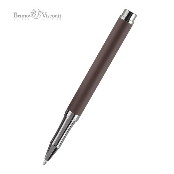 Ручка "VENEZIA PRAGMATICO" шарик. 1.0 ММ, СИНЯЯ (корпус металл. Коричневый)