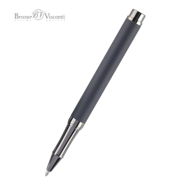 Ручка "VENEZIA PRAGMATICO" шарик. 1.0 ММ, СИНЯЯ (корпус металл. Серый)