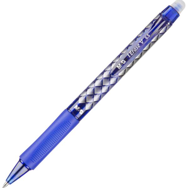 Ручка гелевая стираемая M&G iErase V 0,5мм,автомат. СИНЯЯ AKPH32R9