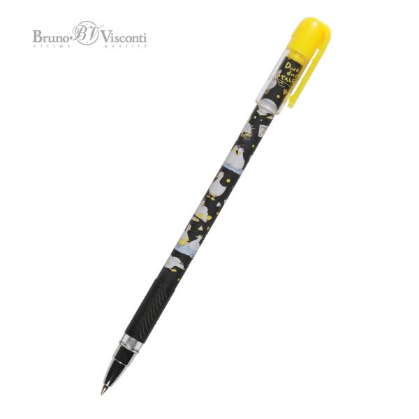 Ручка шариковая 0,5 мм MagicWrite. Гуси. СИНЯЯ