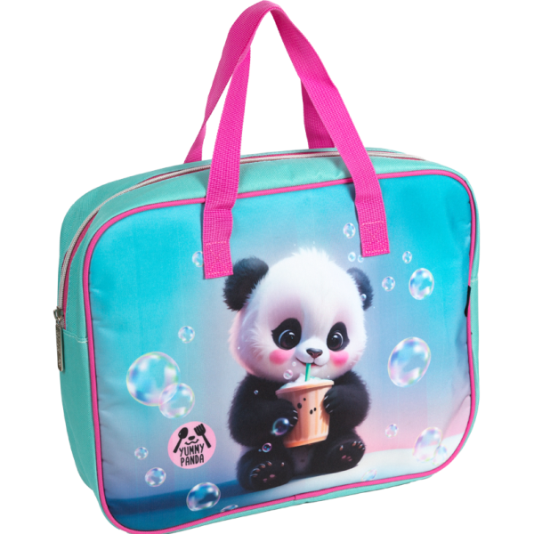 Папка для тетрадей, ИЗО и технологии "deVENTE. Yummy Panda" A4 (36x28x8 см) с расширением 8 см, плот