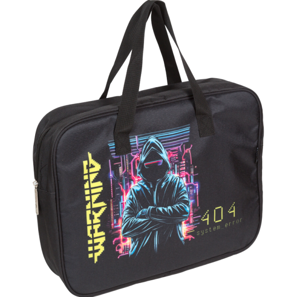 Папка для тетрадей, ИЗО и технологии "deVENTE. Cyber" A4 (36x28x8 см) с расширением 8 см, плотный из