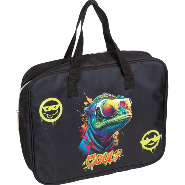 Папка для тетрадей, ИЗО и технологии "deVENTE. Cool Lizard" A4 (36x28x8 см) с расширением 8 см, плот