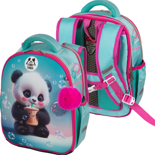 Рюкзак "deVENTE. Junior. Yummy Panda" школьный жесткий 35x27x13 см (14 л) вес 800 г, 1 отд. на молни