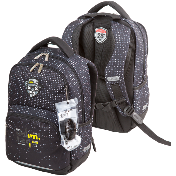 Рюкзак "deVENTE. Fit26. Bandits" школьный 39x26,5x15,5 см (18 л) 500 г, 2 отд. на молнии, одно с упл