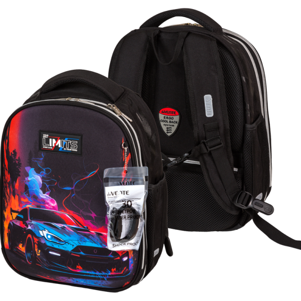 Рюкзак "deVENTE. Choice Lite. Speed Zone" школьный жесткий 38x29x17 см (17 л) вес 800 г, 1 отд. на м