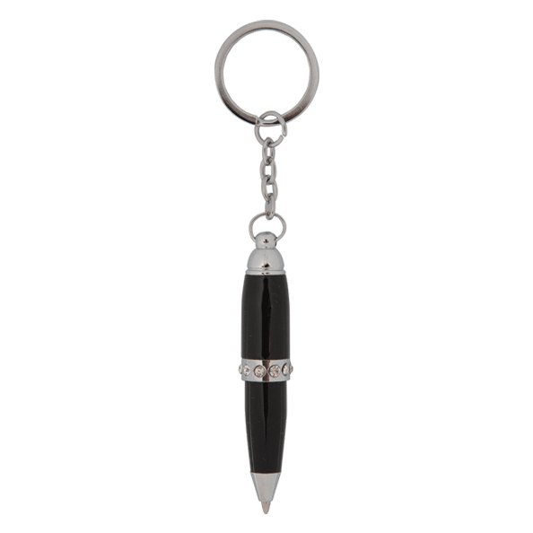 Ручка шариковая подарочная "deVENTE" металлическая, с поворотным механизмом, со стразами, синяя
