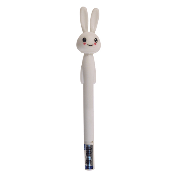Ручка шариковая 0,7 мм "deVENTE" с корп. в форме зайца, цветной корпус ассорти